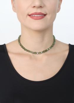 dark green erinite - Cubes - Halskette von Konplott